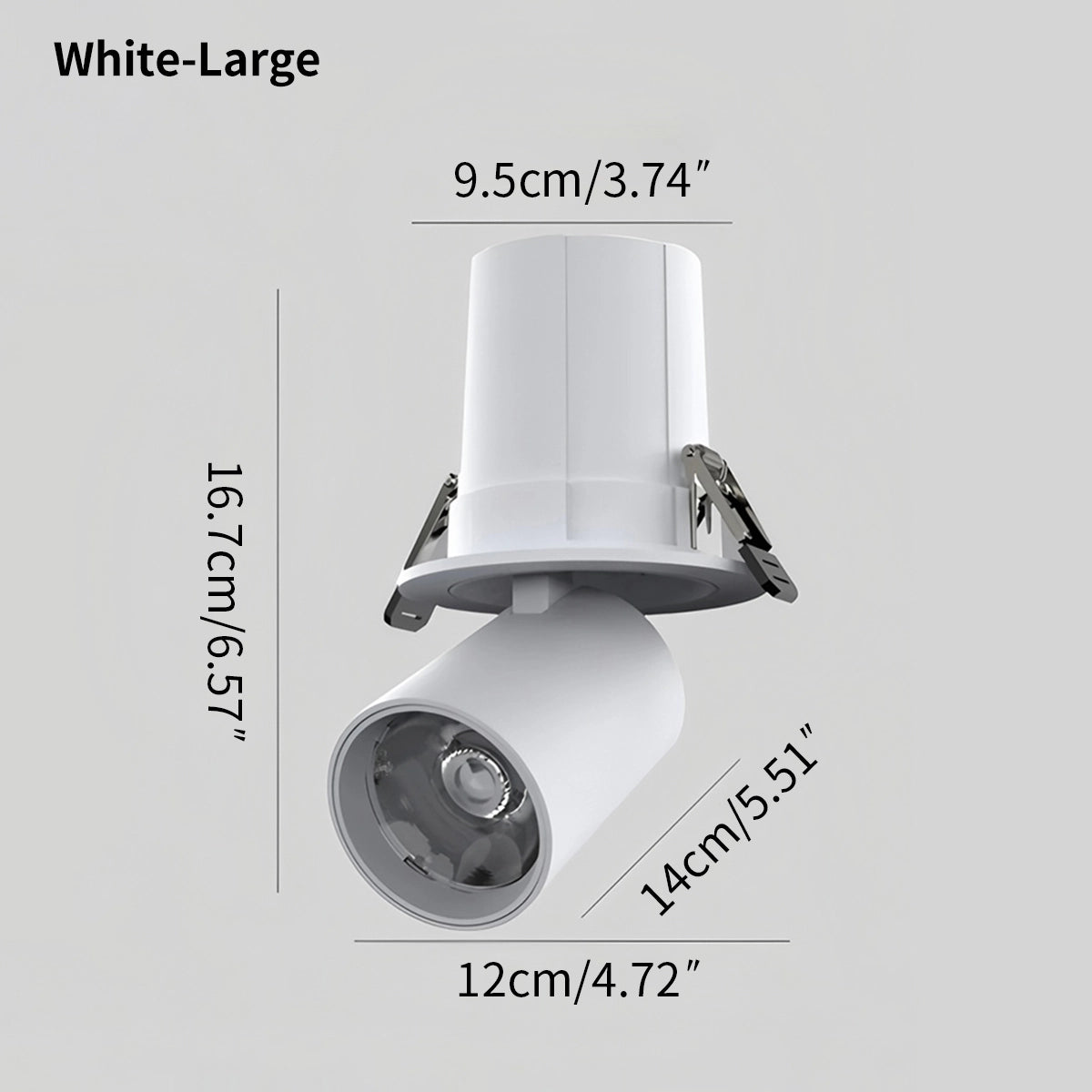 Antizer Adjustable Embedded Ceiling Spotlight