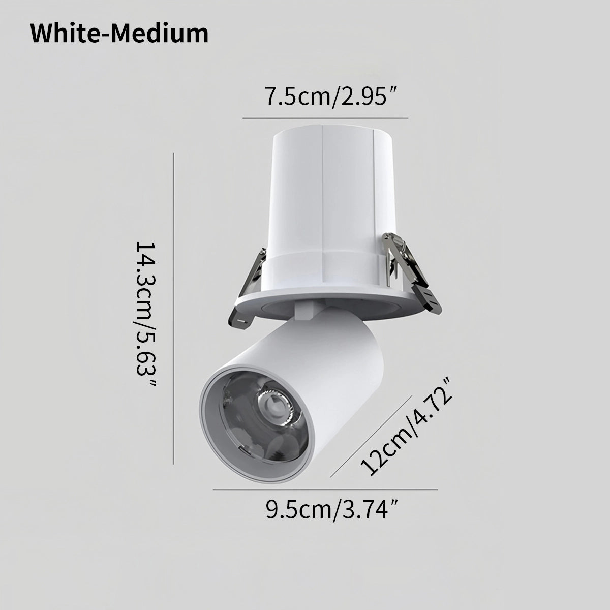 Antizer Adjustable Embedded Ceiling Spotlight
