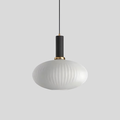 Antizer Nordic Vintage Glass Striped Pendeant Light