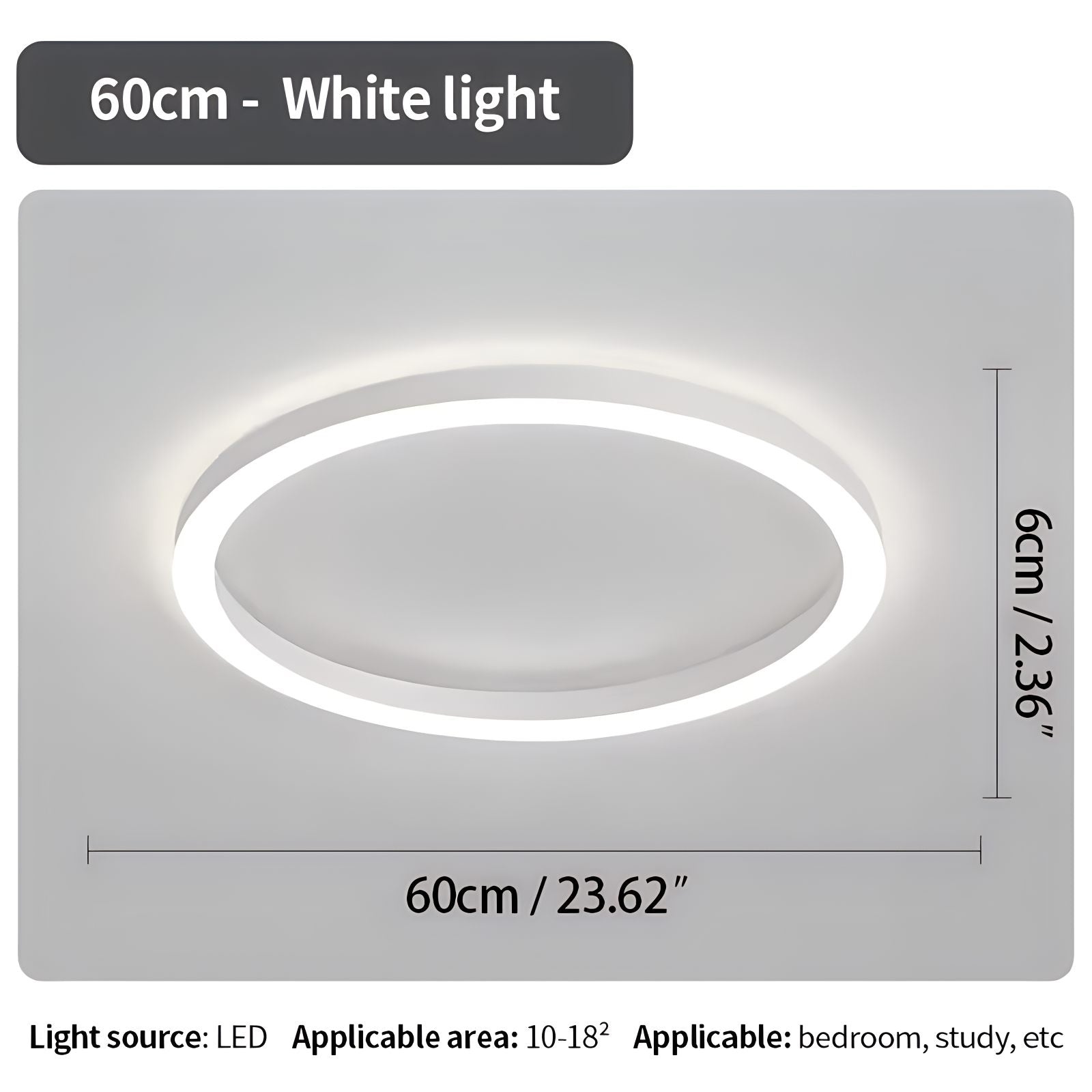 Nordic Circular Ceiling Lamp