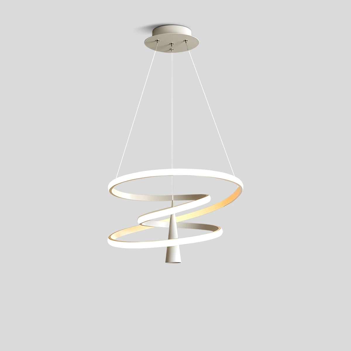 Antizer Acrylic Ring Spotlight Chandelier