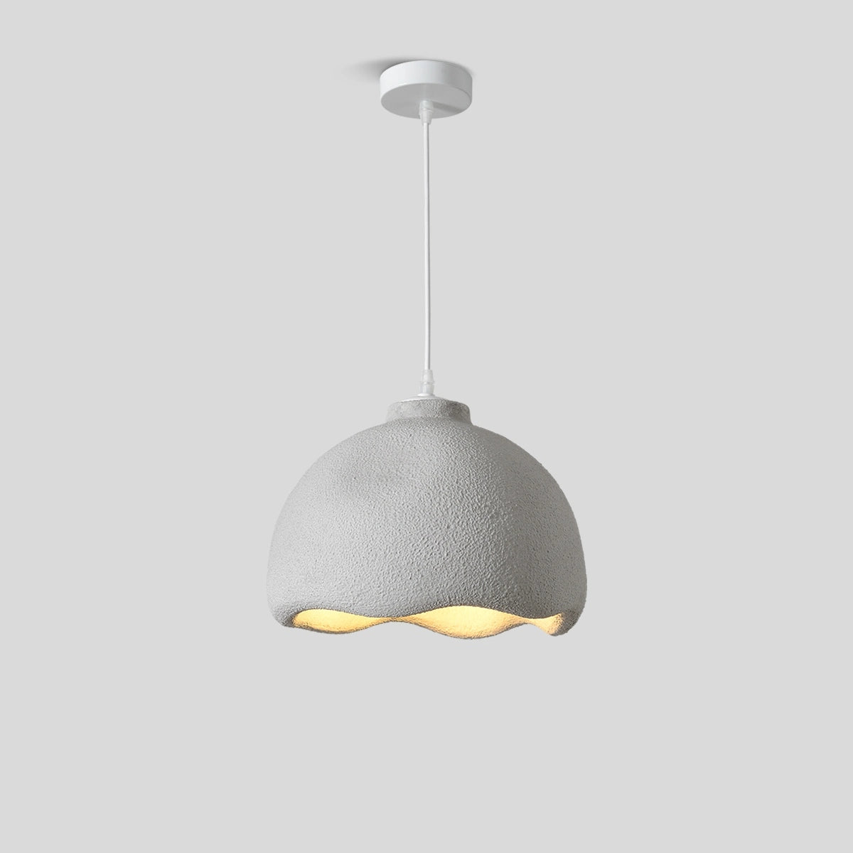 Antizer Micro Cement Pendant Light for Kitchen Dining Area