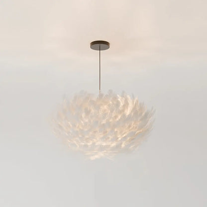 Antizer Goose Feather Pendant Light for Bedroom