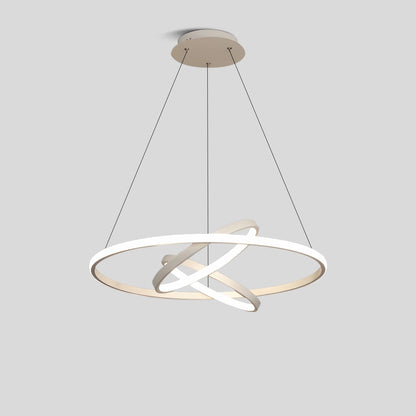 Antizer Minimalist Circular Chandelier Modern Lighting Fixture