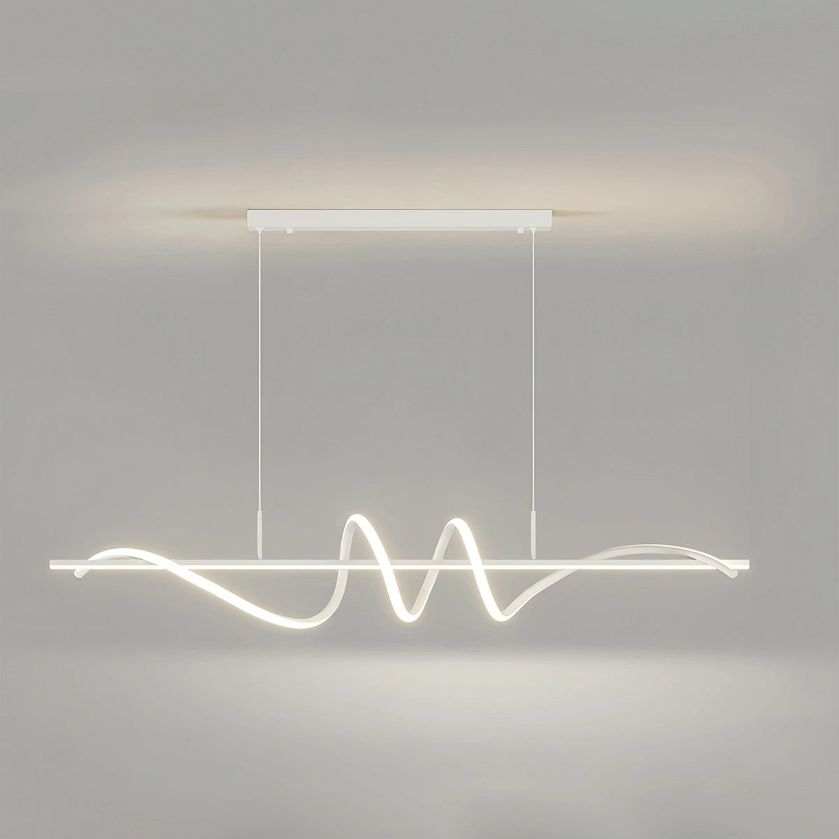 Antizer Wave Linear Chandelier for Dining Room