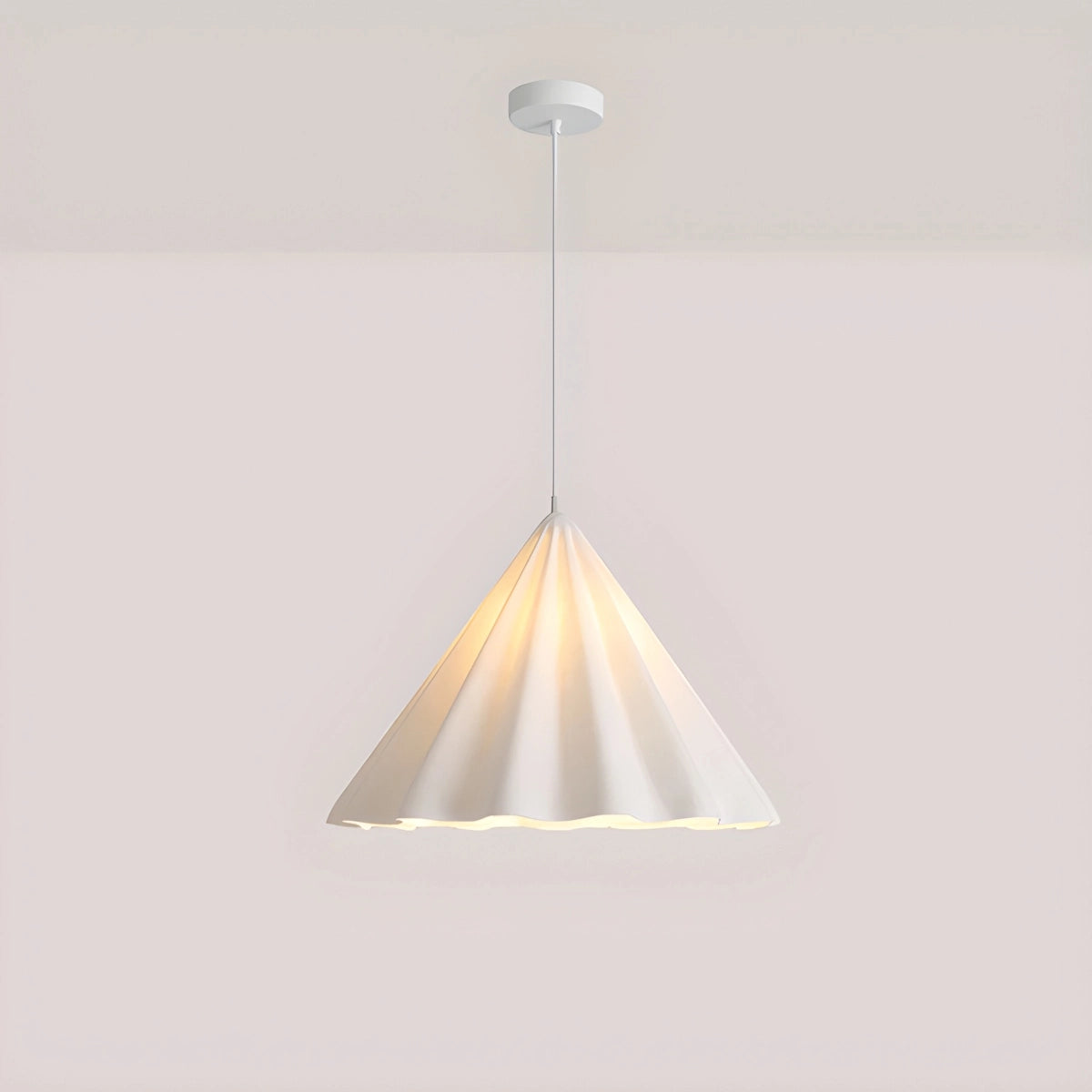Antizer Ice Cream Shaped Felt Pendant Light for Kids Room