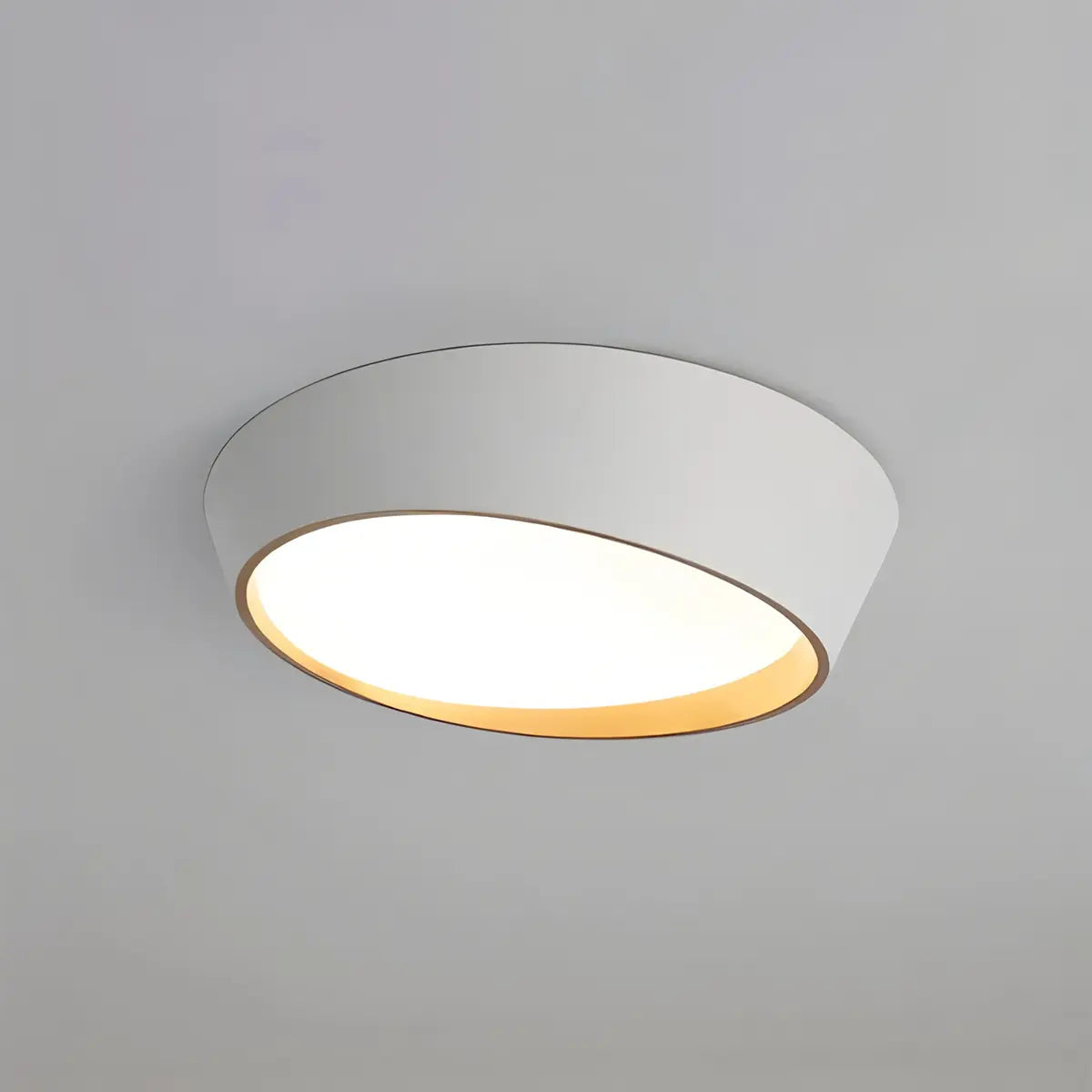 Antizer Modern Round Acrylic Ceiling Light for Bedroom