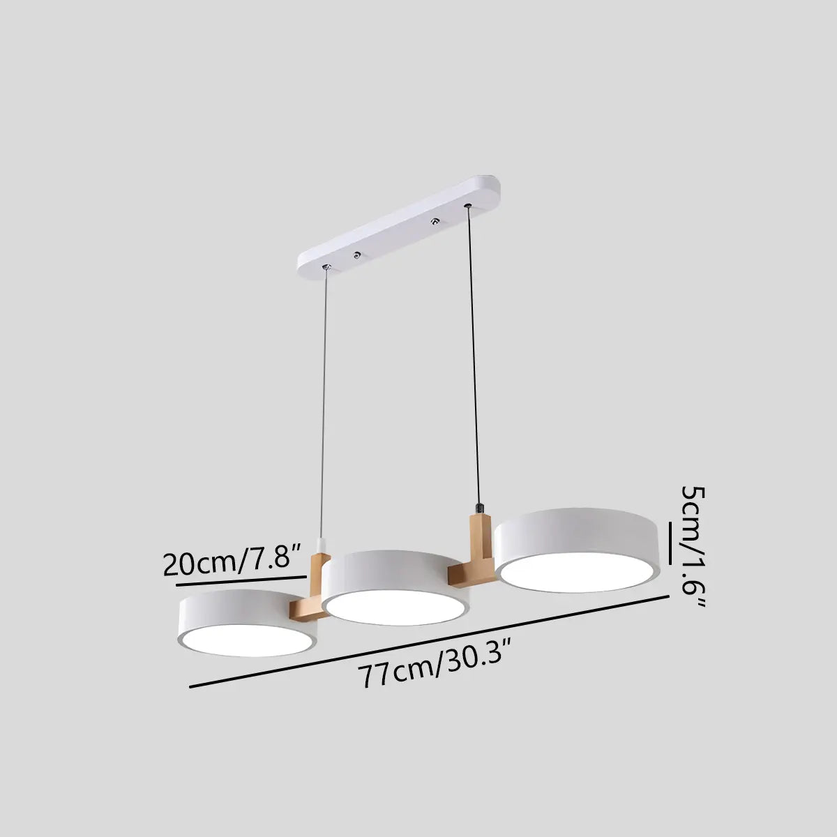 Antizer Rangeen Disc Splicing Pendant Light for Dining Room