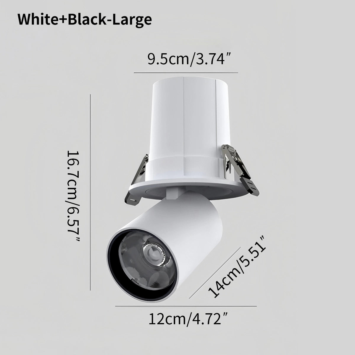 Antizer Adjustable Embedded Ceiling Spotlight