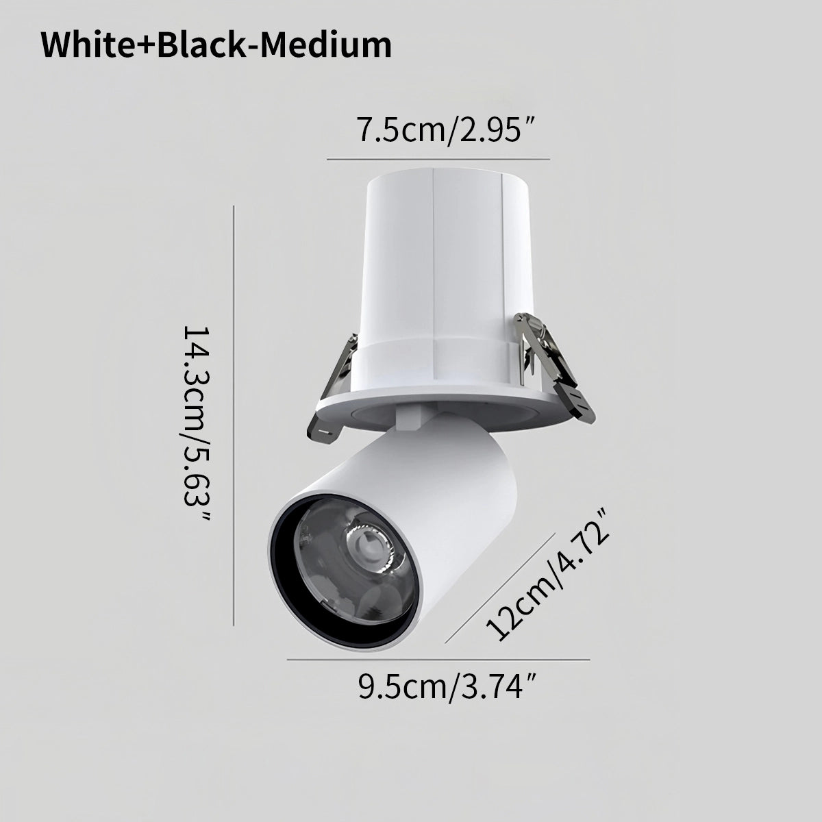 Antizer Adjustable Embedded Ceiling Spotlight