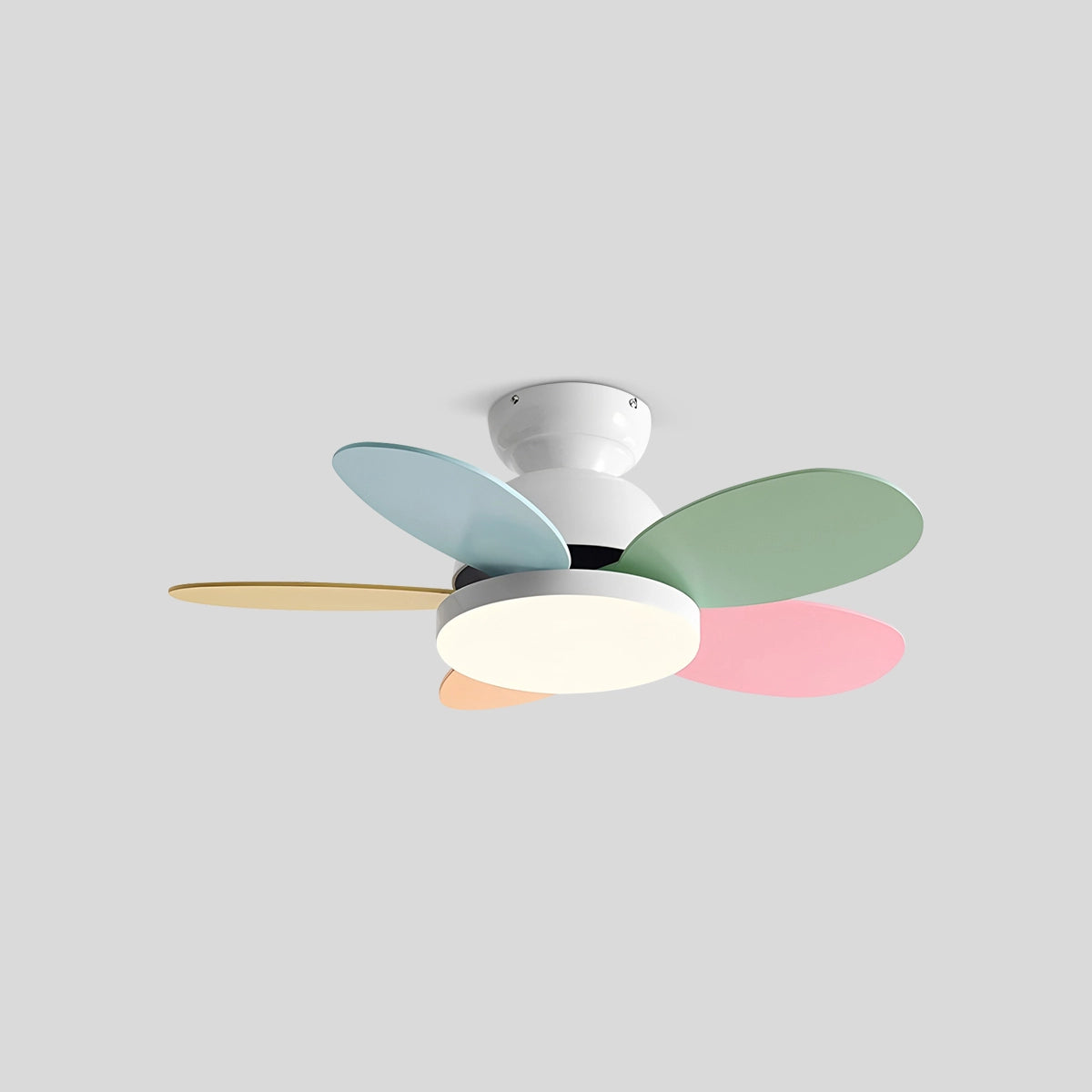 Antizer Scandi Wood Ceiling Fan Lamp for Children’s Room
