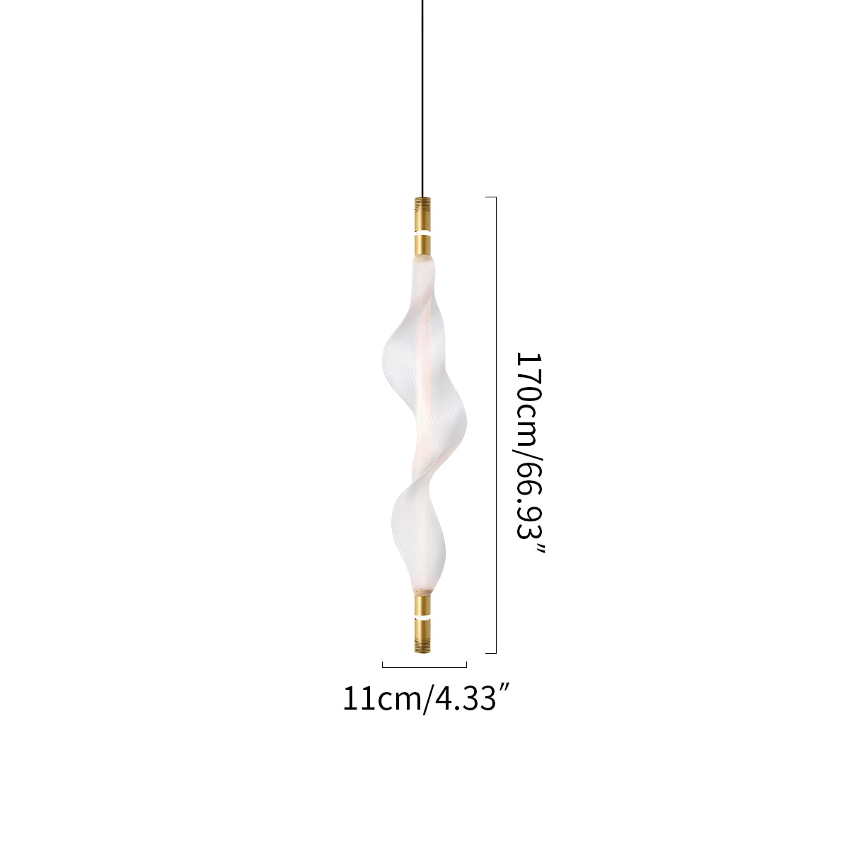 Antizer Nordic Art Twisted Mesh Pendant Light
