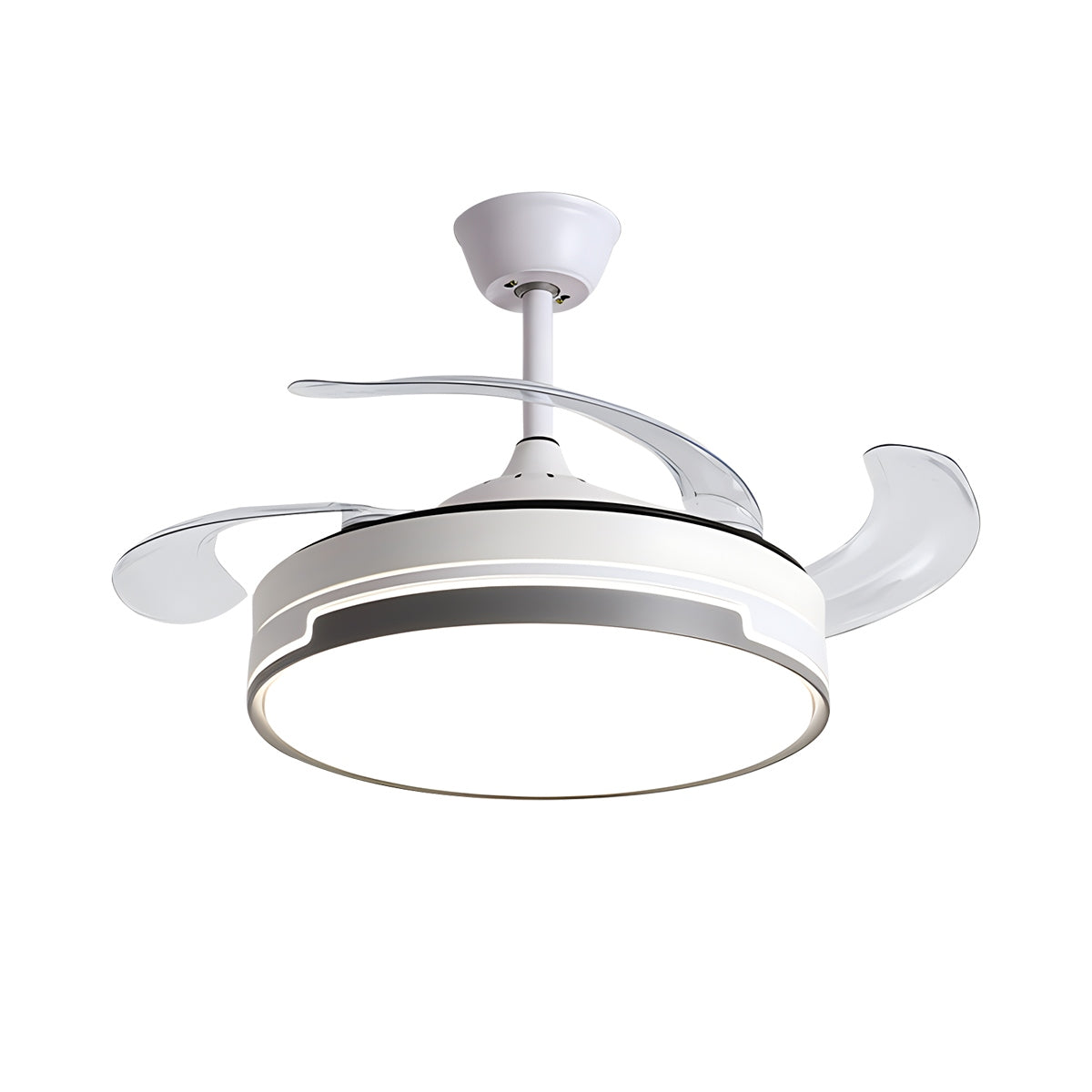 Remote Minimalist Hugger Ceiling Fan