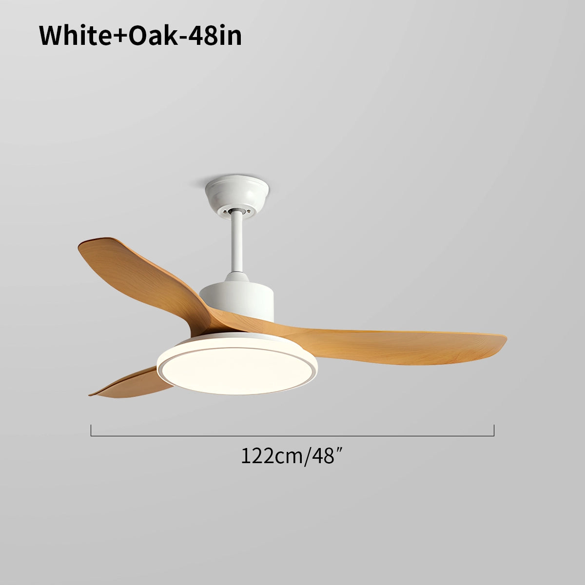 Antizer Modern 3 Blade Ceiling Fan with Light