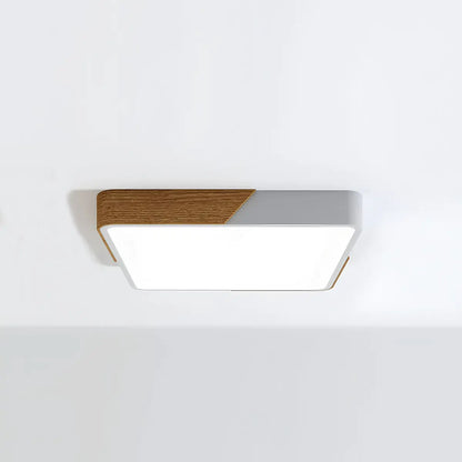 Antizer Minimalist Wood Ceiling Light for Bedroom