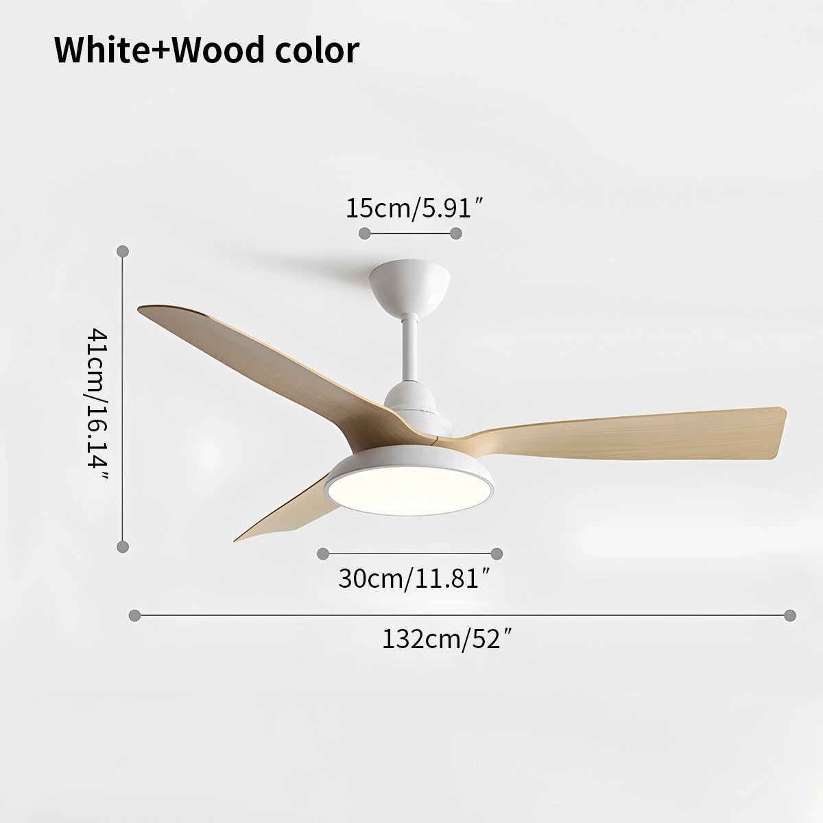 Antizer American Retro Ceiling Fan With Light