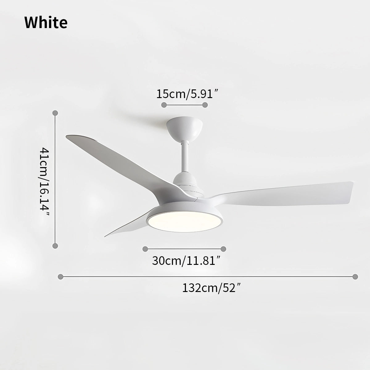 Antizer American Retro Ceiling Fan With Light