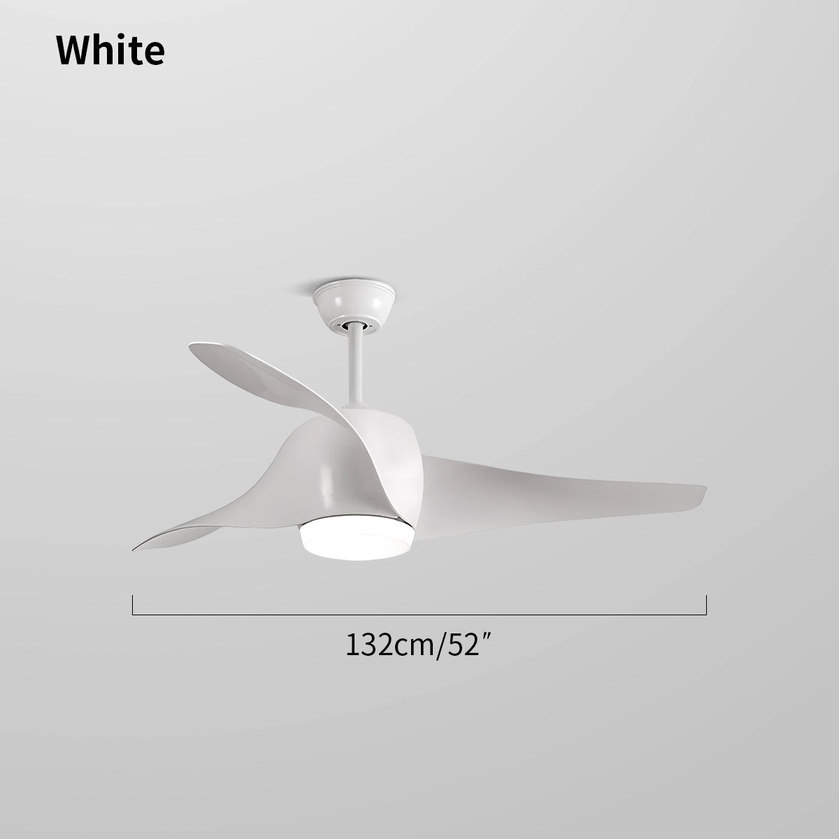 Antizer Propeller Ceiling Fan Lamp for Dining Room