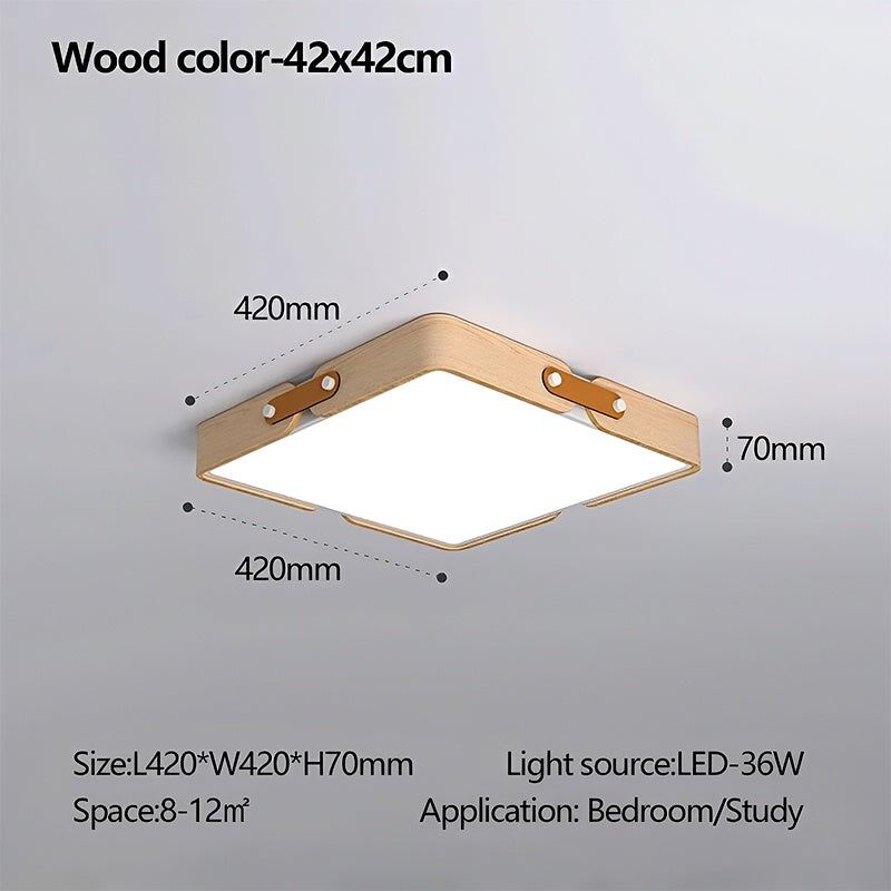 Nordic Wood Ceiling Light