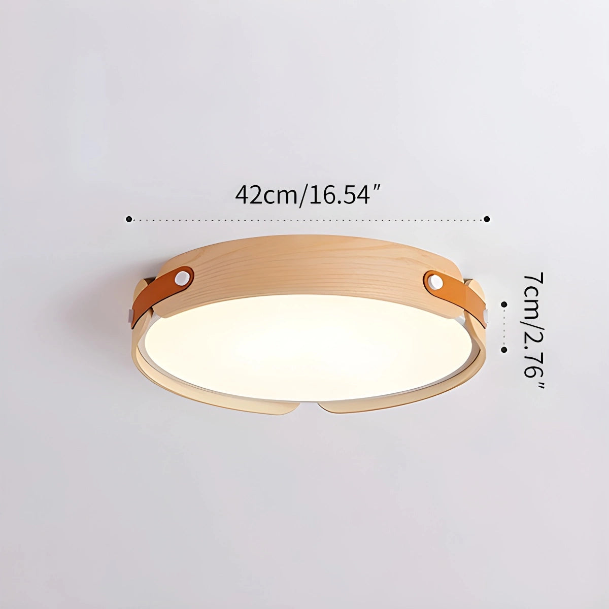 Antizer Nordic Wood Ceiling Light for Bedroom
