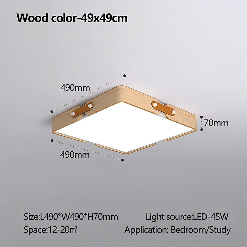 Nordic Wood Ceiling Light