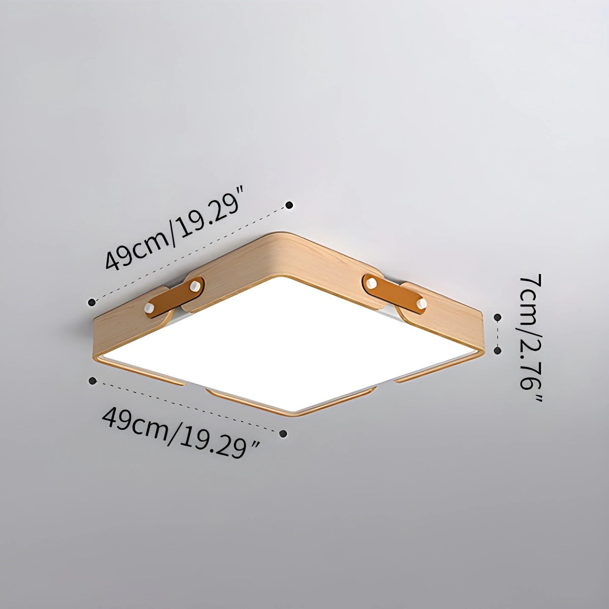 Antizer Nordic Wood Ceiling Light for Bedroom