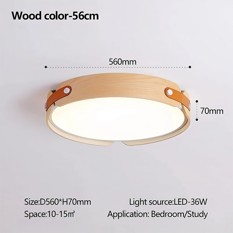 Nordic Wood Ceiling Light