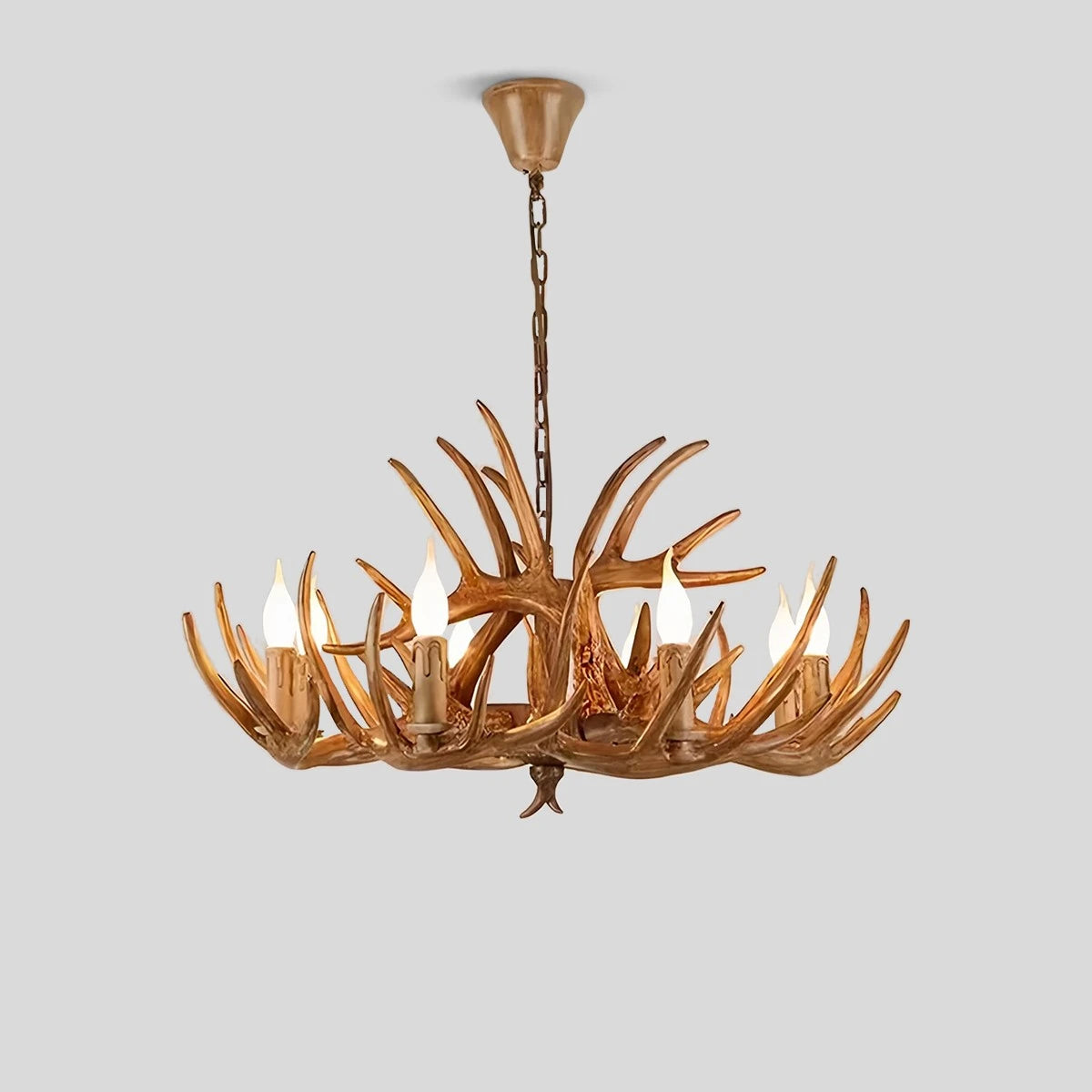 Antizer Antler Shape Resin Chandelier for Living Room