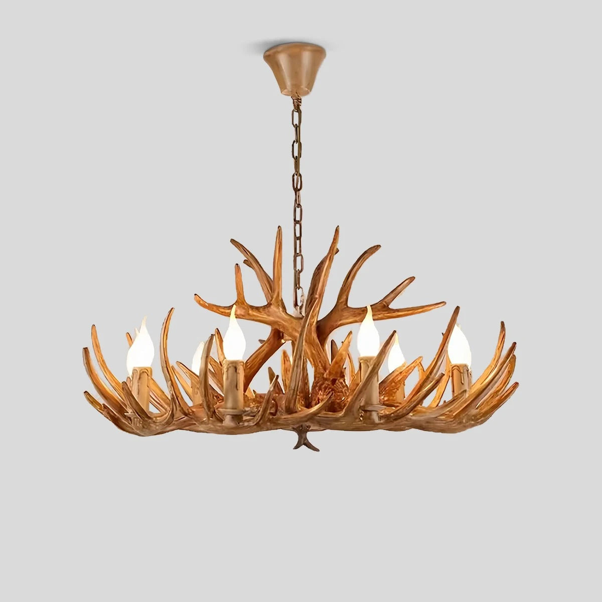 Antizer Antler Shape Resin Chandelier for Living Room