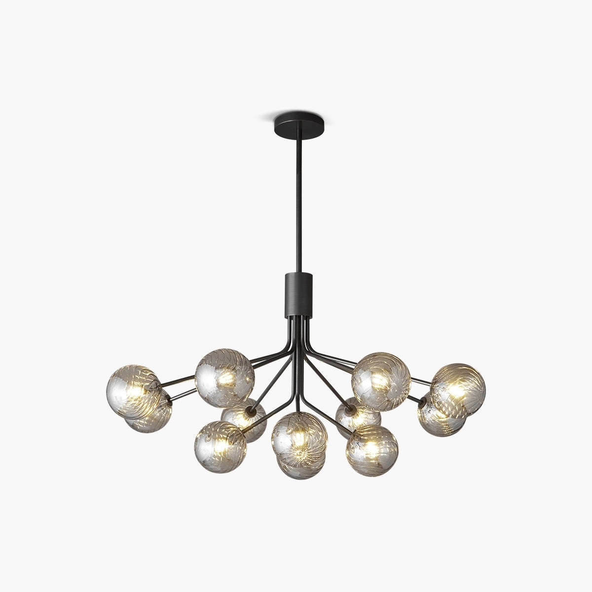 Antizer All Copper Magic Bean Glass Chandelier