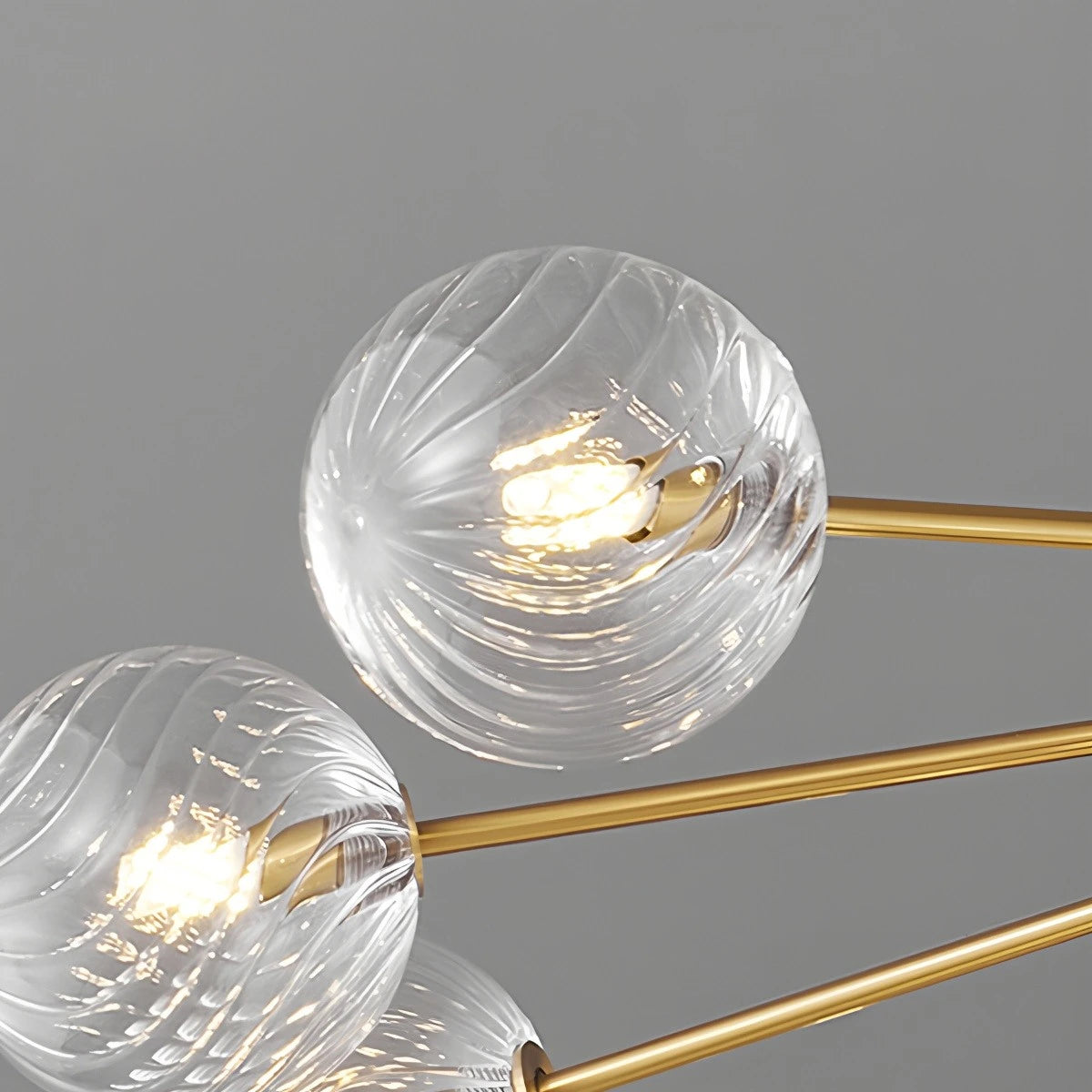 Antizer All Copper Magic Bean Glass Chandelier