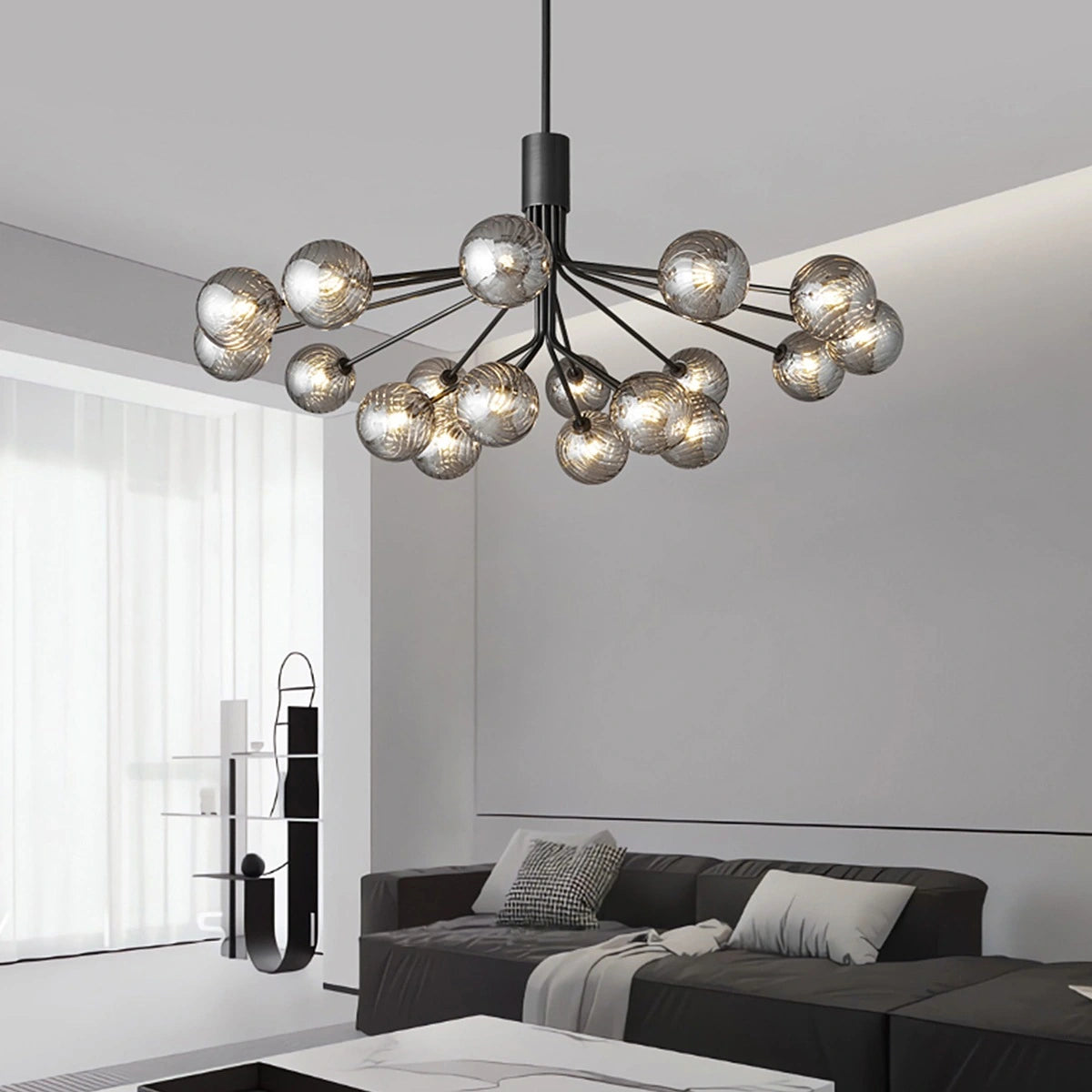 Antizer All Copper Magic Bean Glass Chandelier