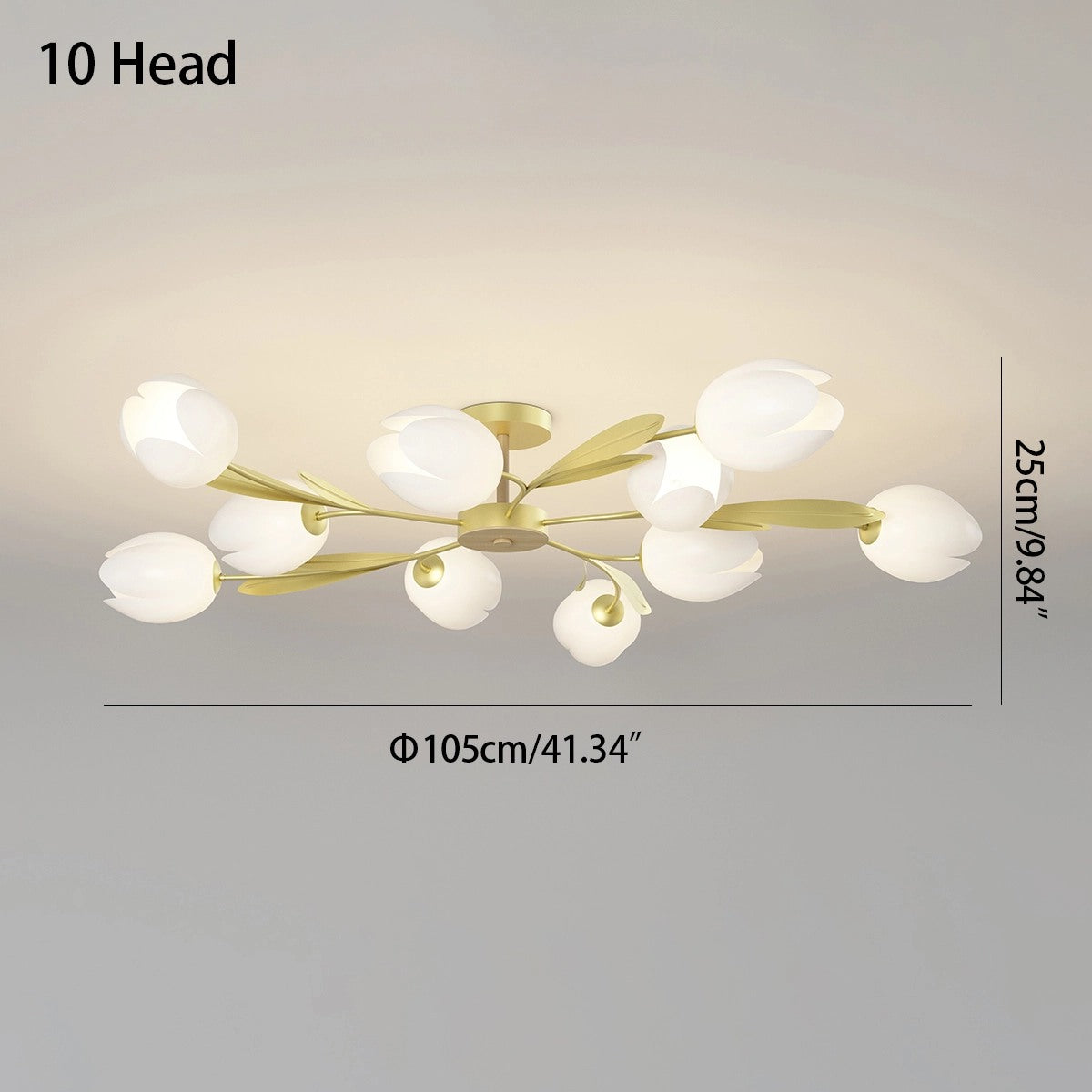 Magnolia Bud Living Room Chandelier