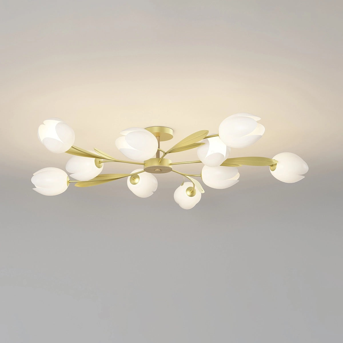 Magnolia Bud Living Room Chandelier