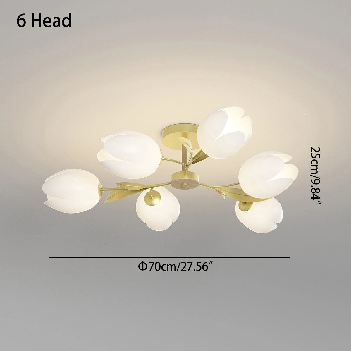 Magnolia Bud Living Room Chandelier