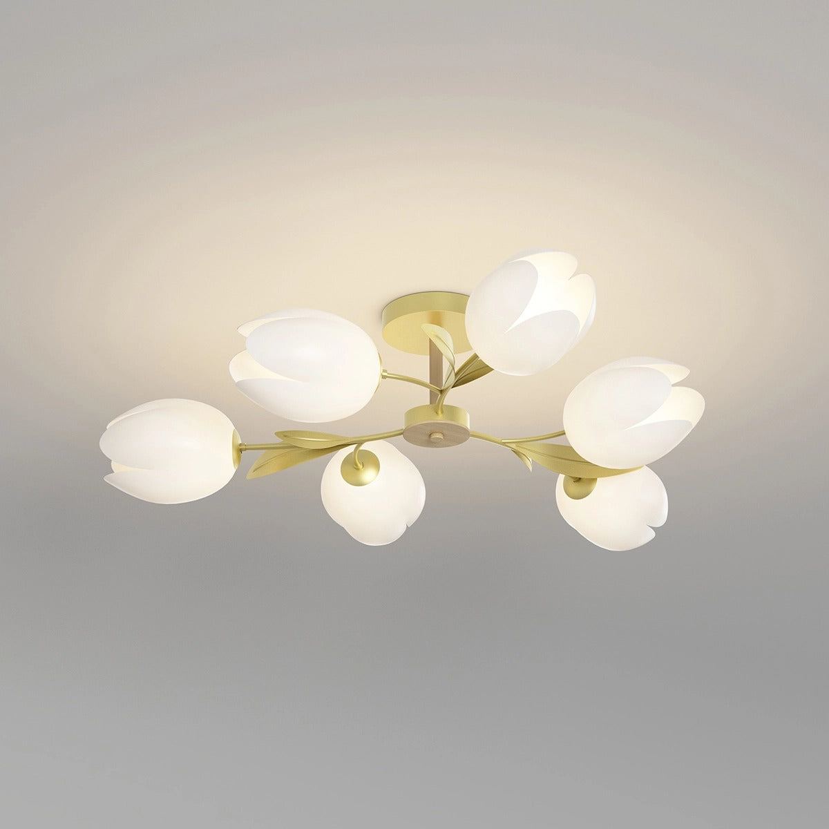 Magnolia Bud Living Room Chandelier