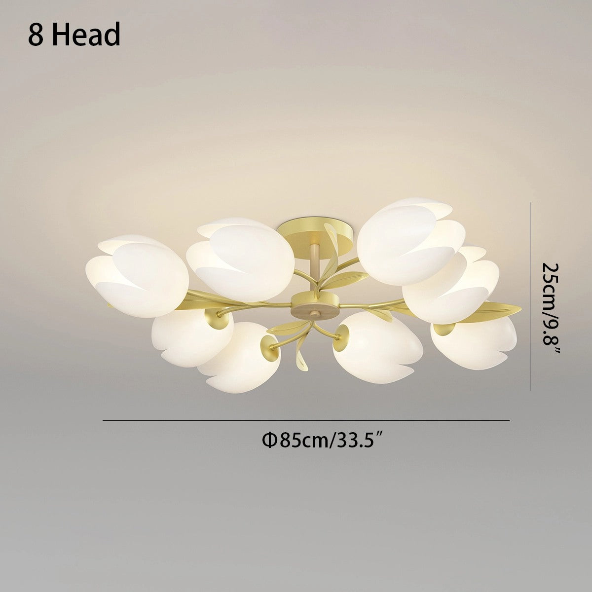 Magnolia Bud Living Room Chandelier