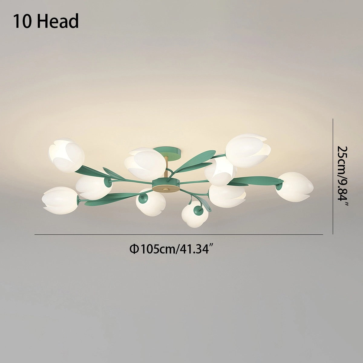 Magnolia Bud Living Room Chandelier