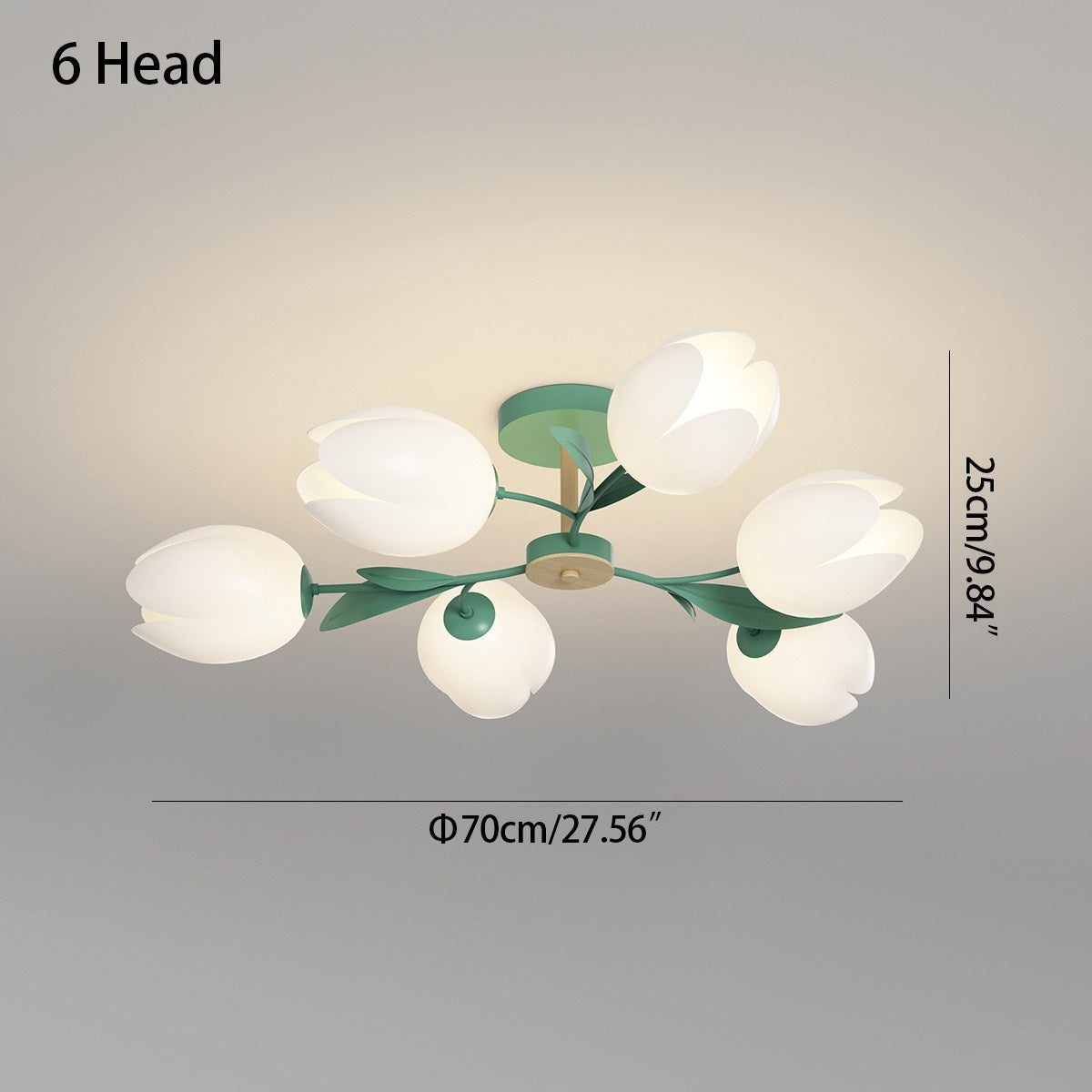 Magnolia Bud Living Room Chandelier