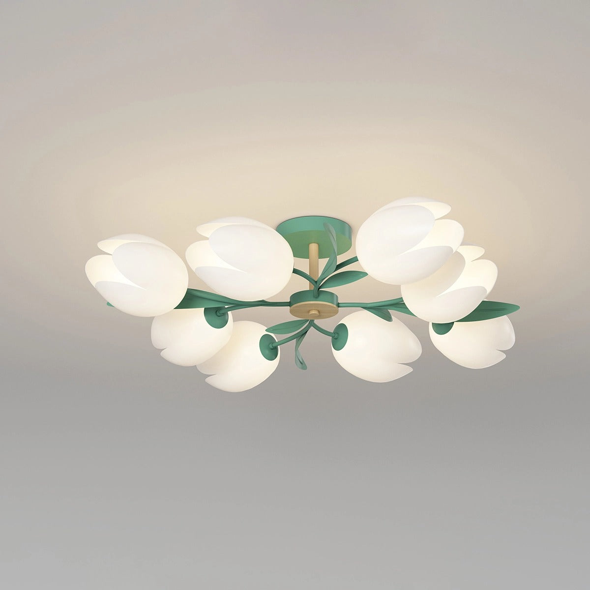 Magnolia Bud Living Room Chandelier