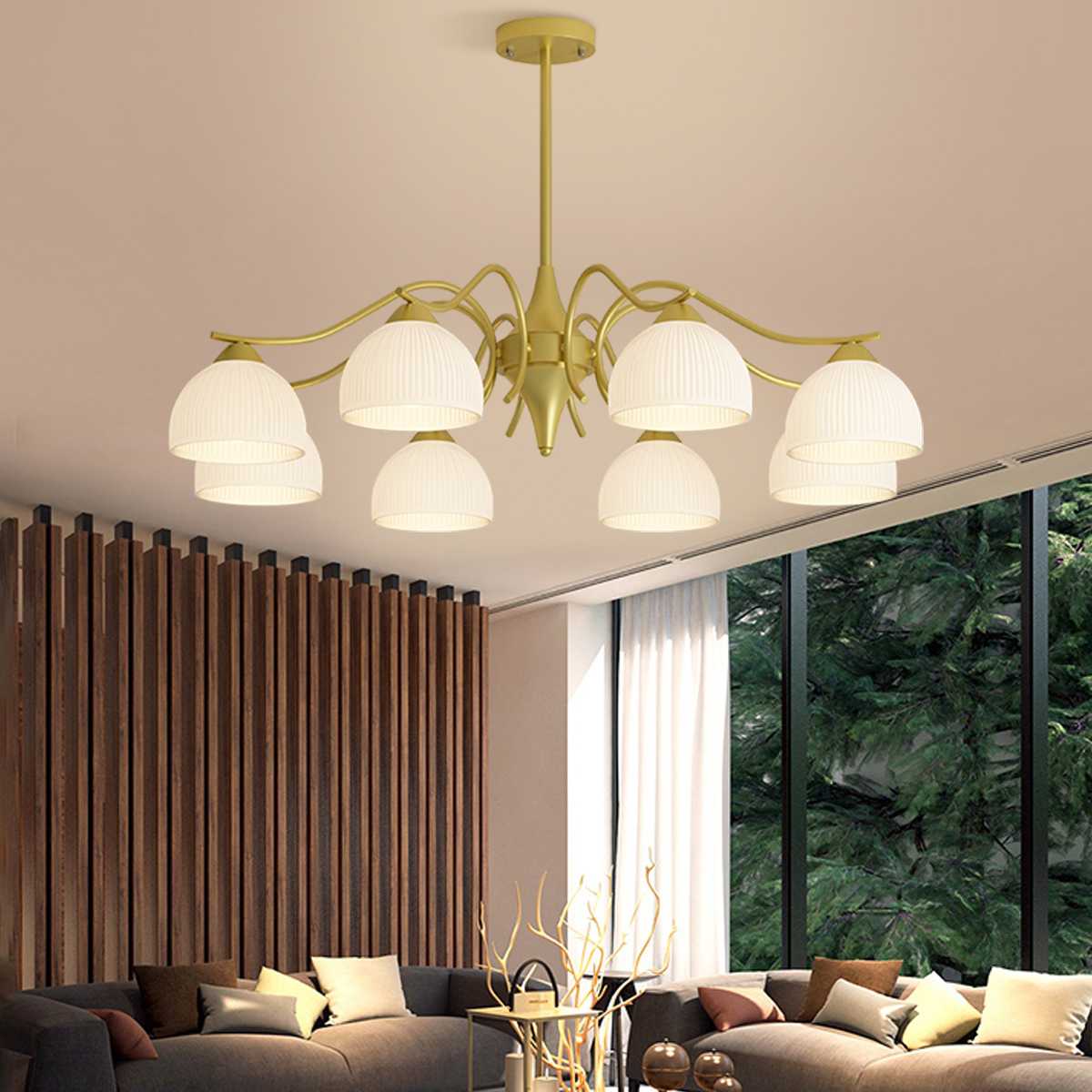 French Pastoral Living Room Chandelier