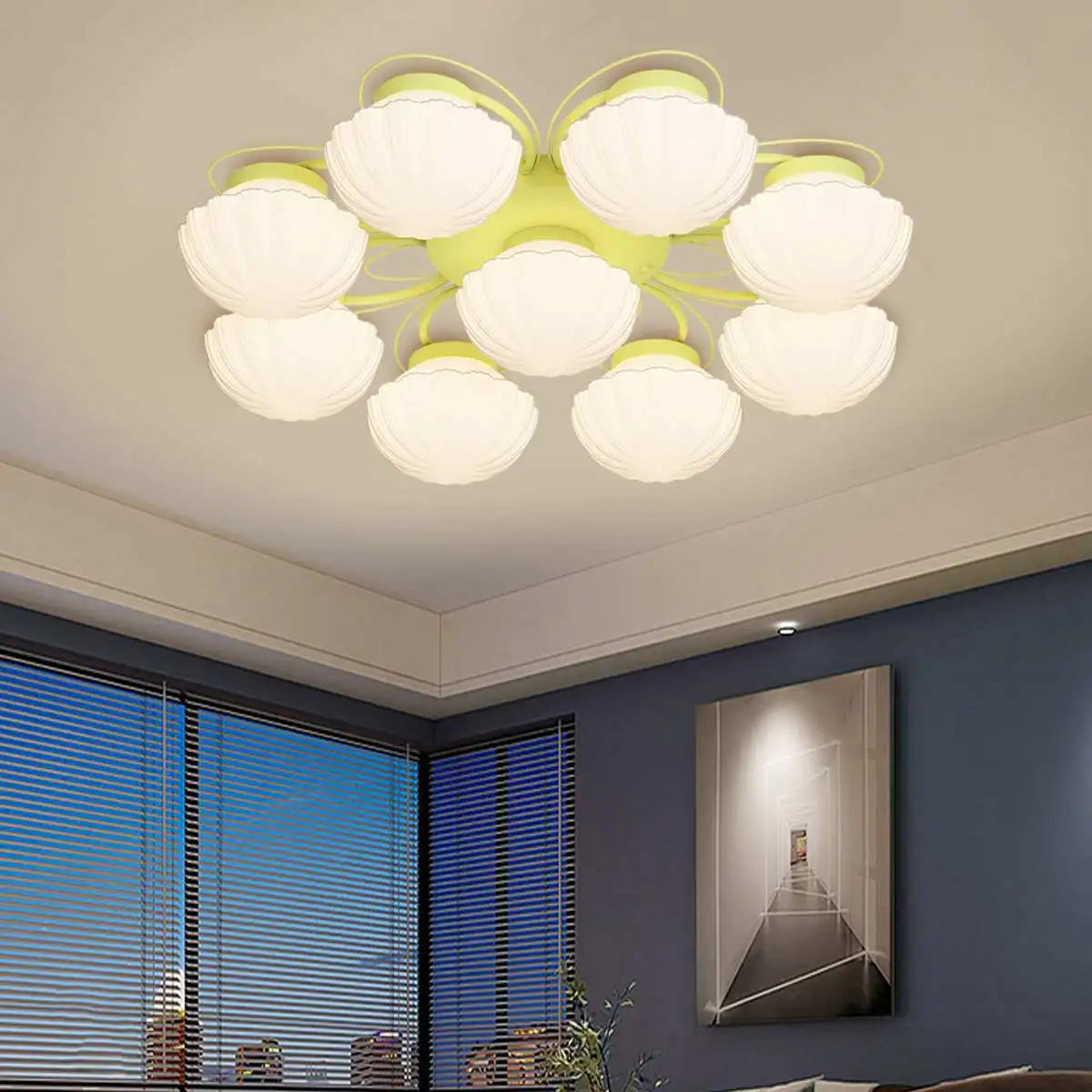 Creative Flower Living Room Ceiling Lamp