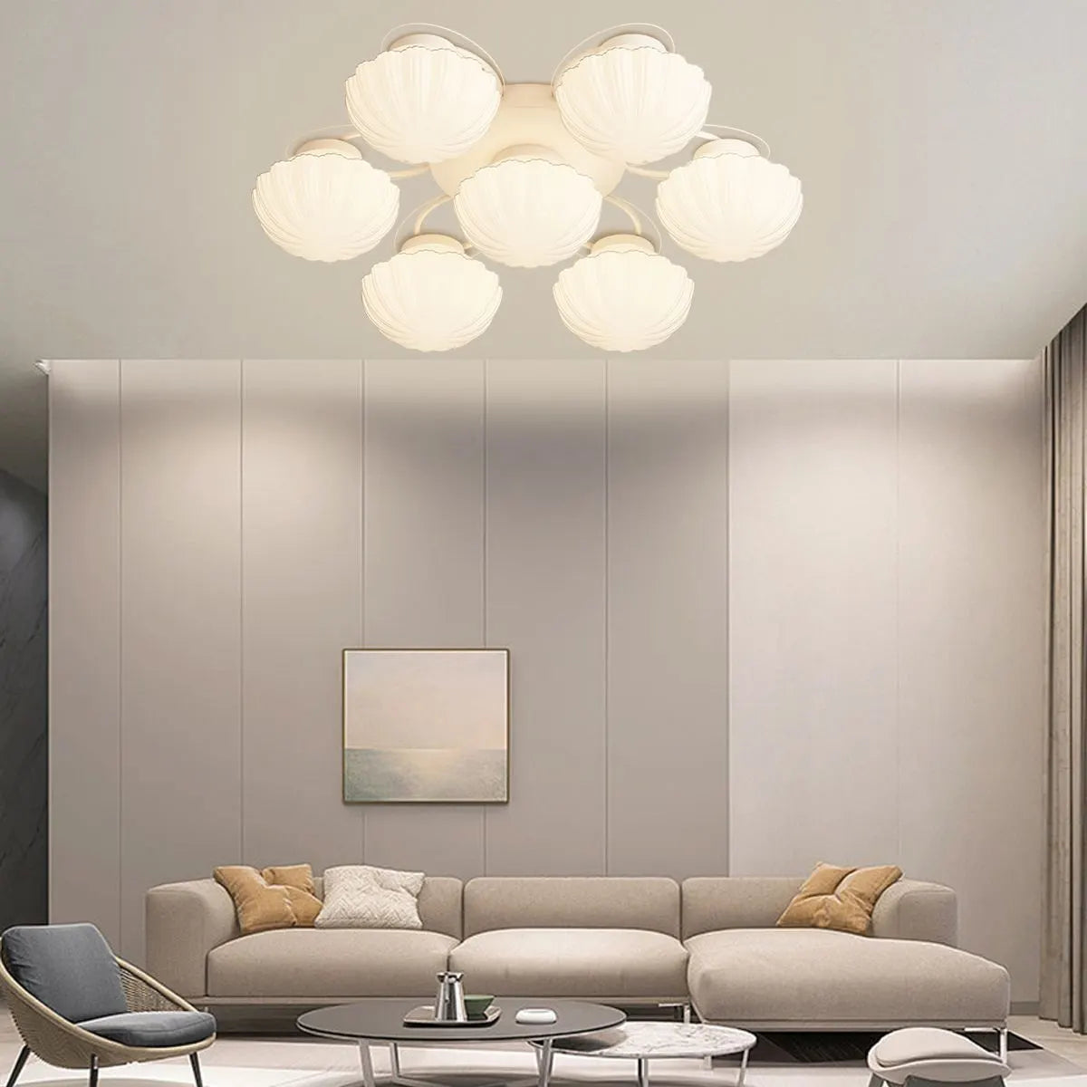 Creative Flower Living Room Ceiling Lamp