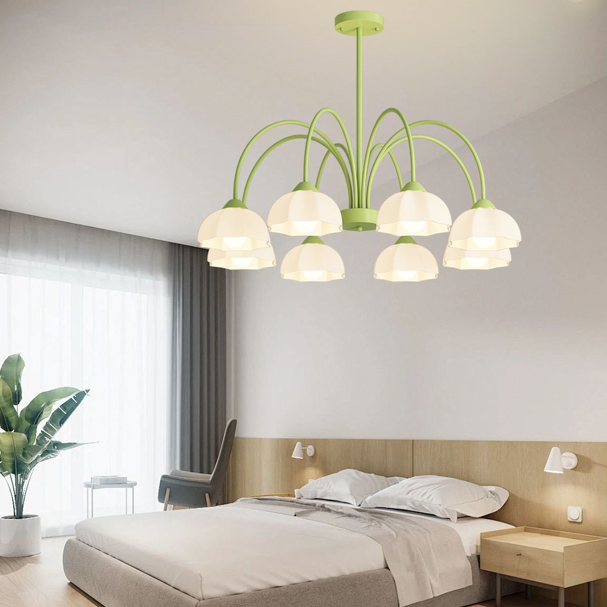 Nordic Modern Light Luxury Flower Chandelier