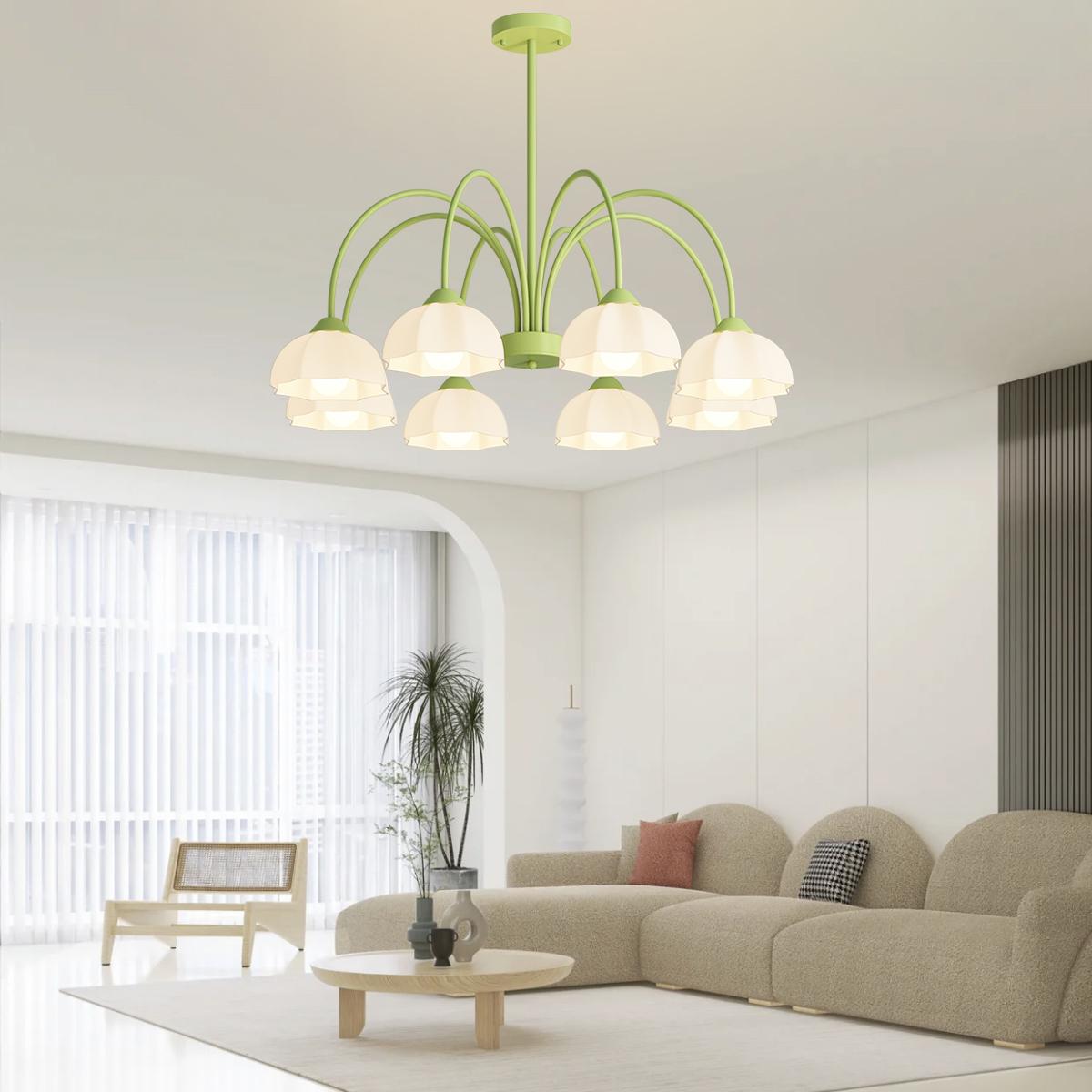 Nordic Modern Light Luxury Flower Chandelier