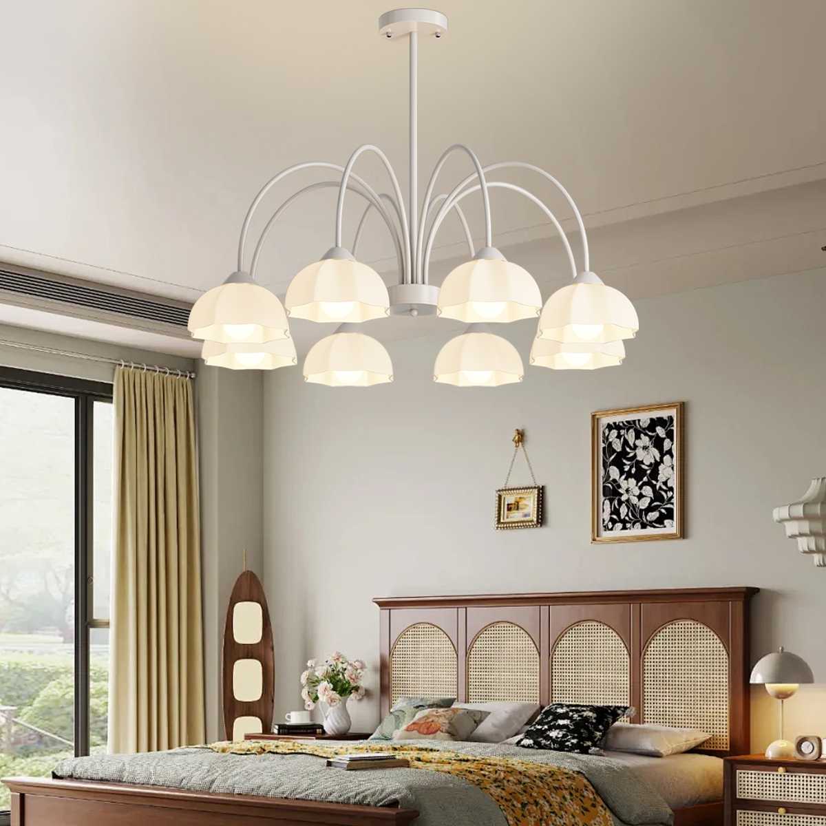 Nordic Modern Light Luxury Flower Chandelier