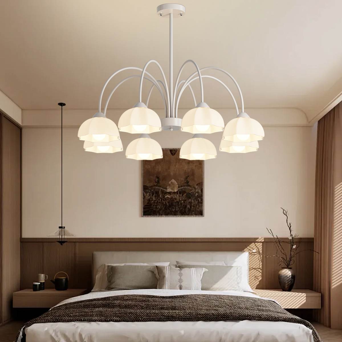 Nordic Modern Light Luxury Flower Chandelier