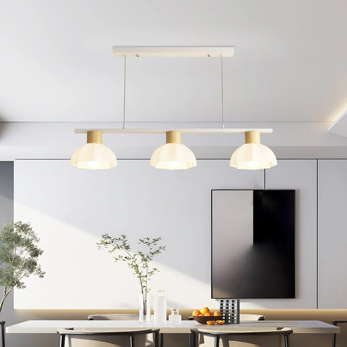 Antizer Creative Retro 3-Head Flower Chandelier