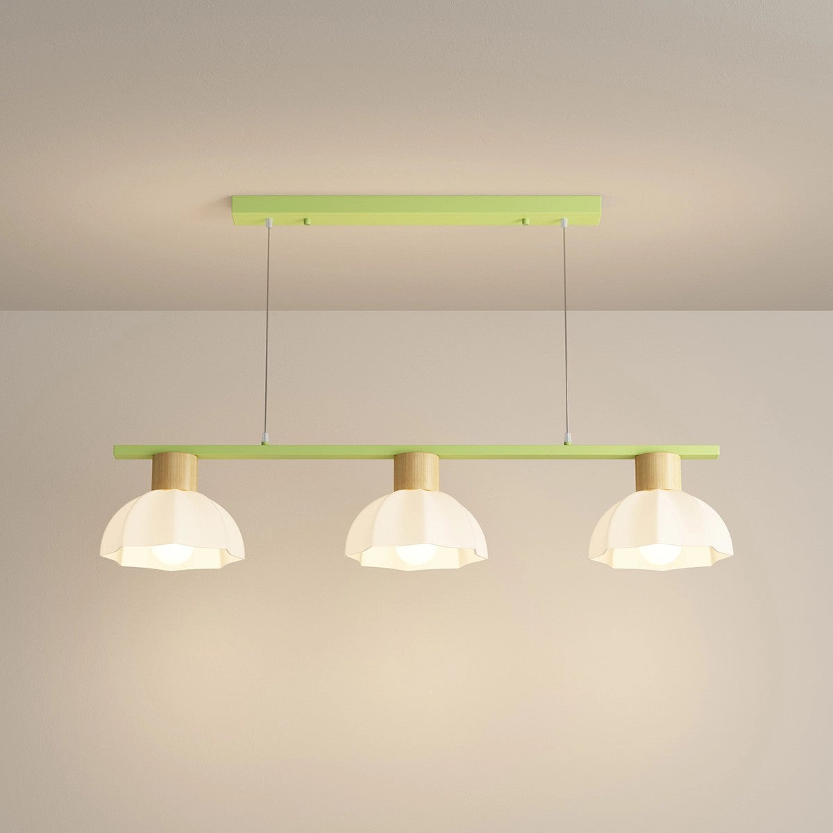 Antizer Creative Retro 3-Head Flower Chandelier