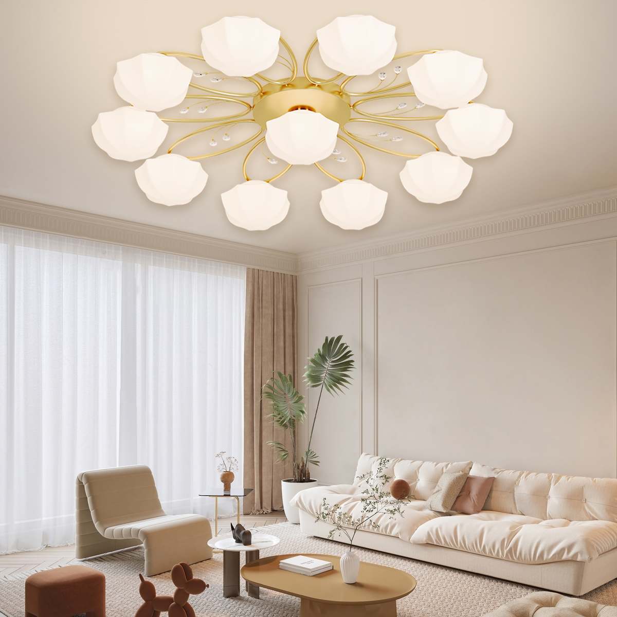 Light Luxury French Bud Ceiling Lamp